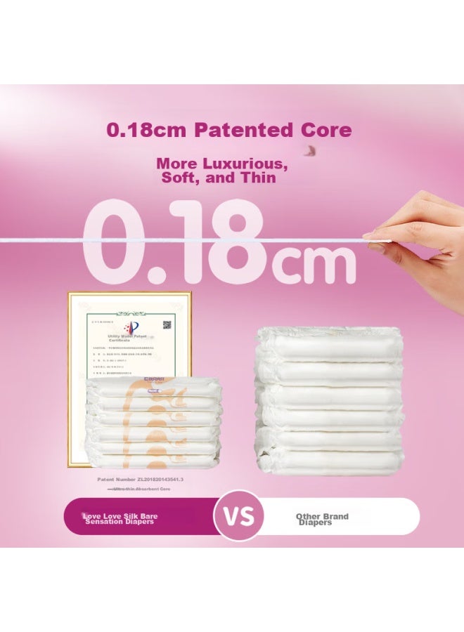 Eleser Silk-like Breathable Diapers, S Size, 46 Pieces , Ultra-thin Baby Diapers - Image 2