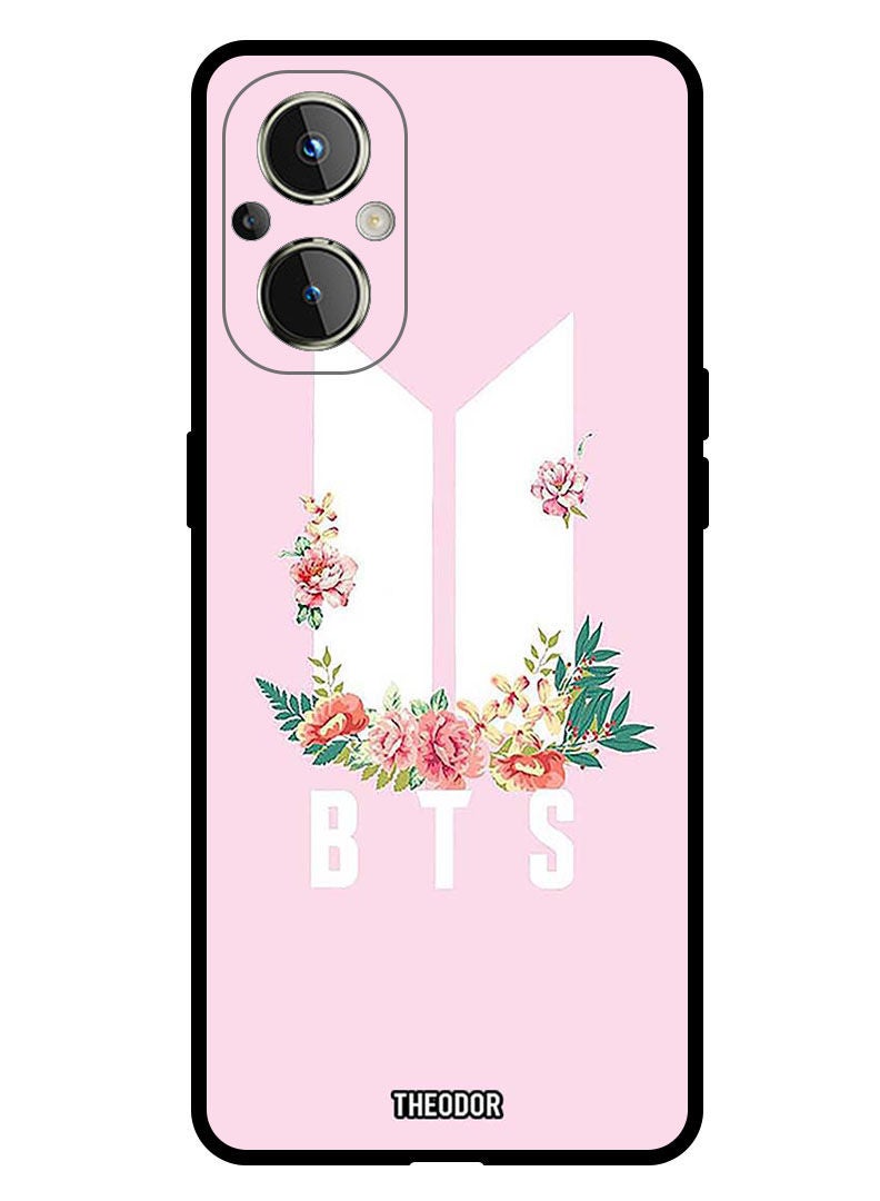 Theodor Protective Case Anti Scratch Shock Proof Bumper Cover For Oppo Reno 8 Z  Bts Floral - Image 1