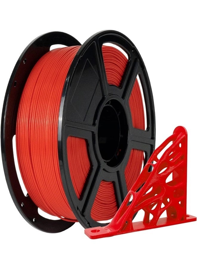 Filament 1.75mm, Matte Scarlet Red PLA Less Layer Lines Smooth Surface, 3D Printer Filament for 3D Printer,1kg(2.2lbs)-Matte Scarlet Red - Image 4