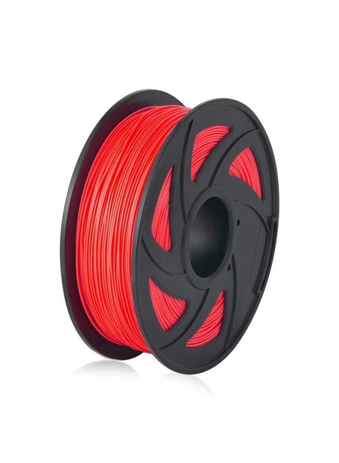 Filament 1.75mm, Matte Scarlet Red PLA Less Layer Lines Smooth Surface, 3D Printer Filament for 3D Printer,1kg(2.2lbs)-Matte Scarlet Red - Image 1