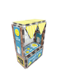 MAGNA-TILES Dollars And Cents Lemonade Stand| Connect With Magnets, Kids Building Toys, For Ages 3+  - Image 3
