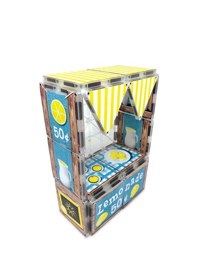 MAGNA-TILES Dollars And Cents Lemonade Stand| Connect With Magnets, Kids Building Toys, For Ages 3+  - Image 3