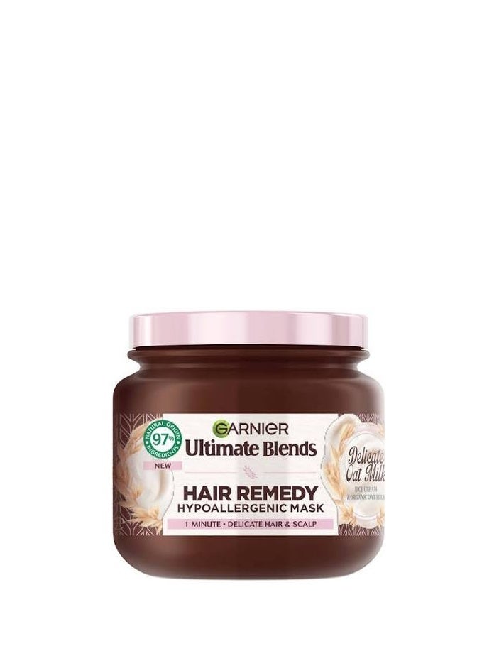 Garnier Ultimate Blends Delicate Oat Milk & Rice Cream Hair Remedy Mask – 340ml