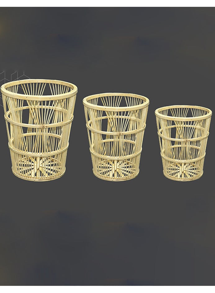 A set of wicker laundry baskets with an elegant and attractive design  - Image 2
