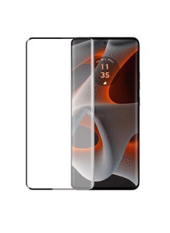 Motorola Edge 50 Pro 5G Screen Protector, 9H Tempered Glass Screen Protector for Motorola Edge 50 Pro 5G, Premium 3D Curved Edge Guard Film，Case Friendly, Anti-Scratch Film (Edge Adhesive)
