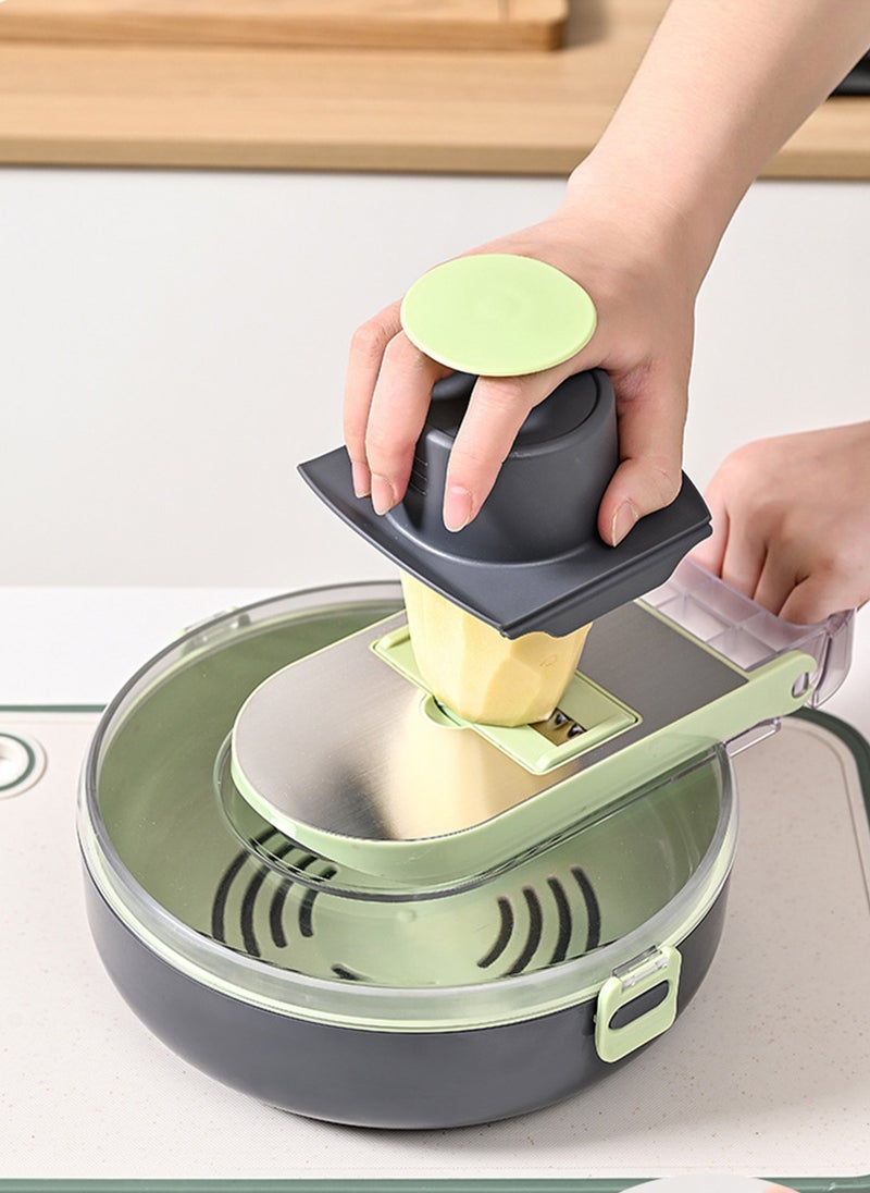 Kitchen Household Multi-Function Vegetable Cutter Grater, Dicing, Slicing, Vegetable Cutting Machine Set