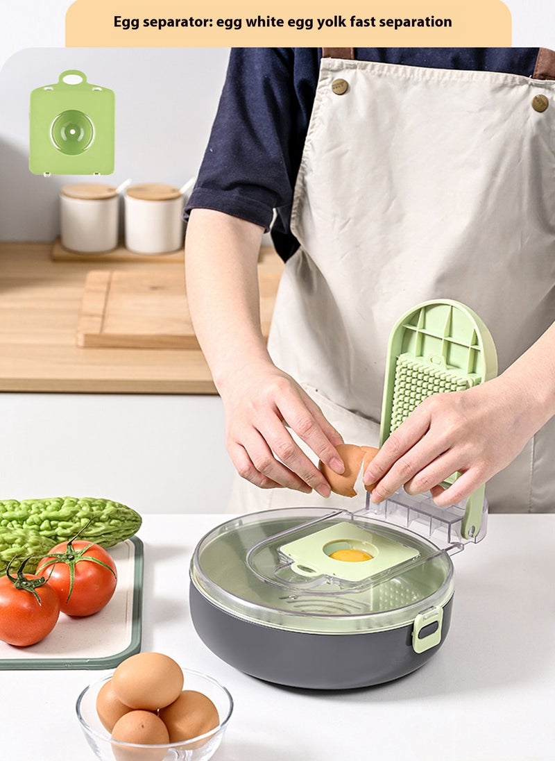 Kitchen Household Multi-Function Vegetable Cutter Grater, Dicing, Slicing, Vegetable Cutting Machine Set