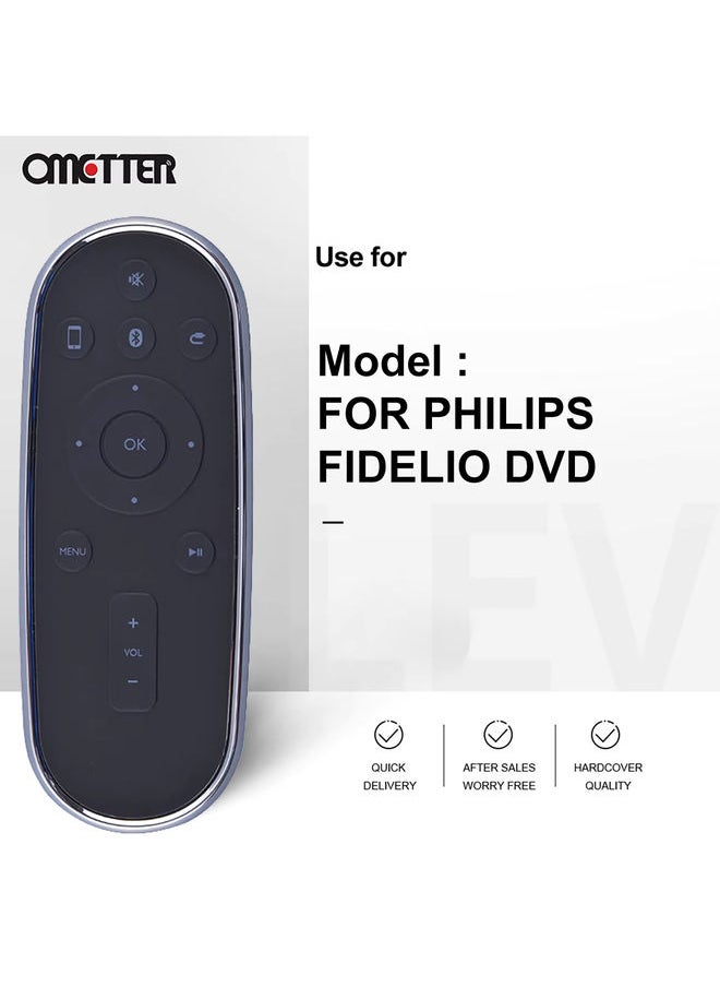 OMETTER - Remote Control for Philips Fidelio Dvd Speaker System Player DS9/10 DS8900 DS9000 DS9100W DS8550 DS8550/10 DS8550/37 DS8550/93 - Image 1