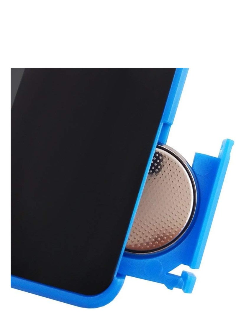 ECVV LCD Writing Tablet 8.5 Inch Doodle Pad Portable Electronic Writer Environmental Writing and Drawing Memo Board- Blue  - Image 2