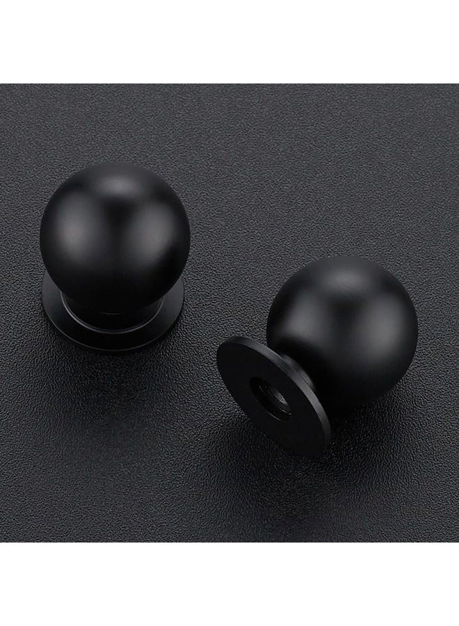 Ravinte Decor 12 Pack Black Cabinet Knobs, Round Dresser Knobs, Ball Kitchen Cabinet Hardware, 0.95" Diameter - Image 2
