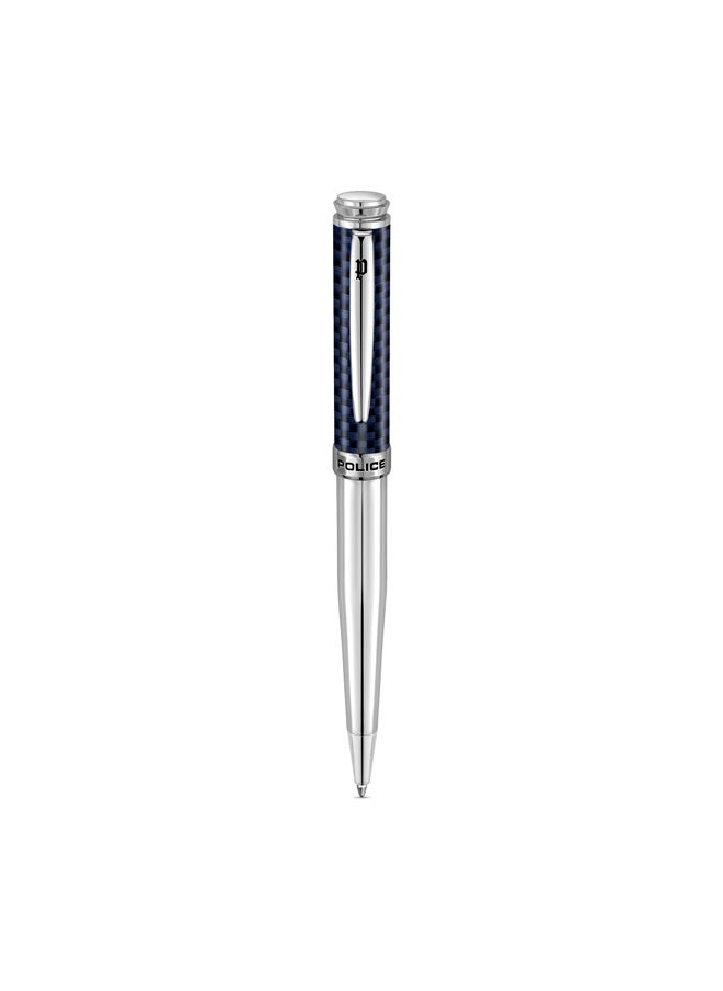 POLICE Rovigo.3 Blue and Silver Pen with Blue Ink  - Image 1