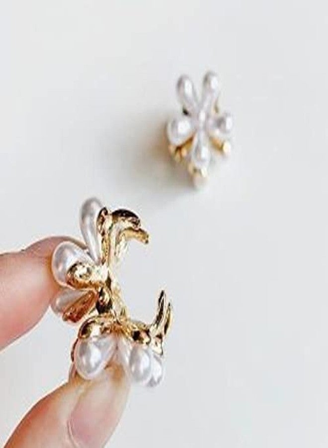 HOMEMATES 6 Pcs Korean Style Pearl Hair Clips Large Hair Clips Pins Barrette Hair for Women Girls Fashion Hair Accessories Hair Accessories Set Pin - Image 2