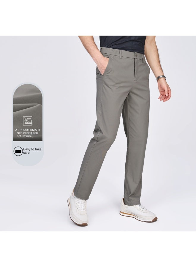سيبتولفز 【stretch Non-iron Wrinkle-resistant】بنطال جديد للخريف/الشتاء ماركة مطرزة سباندكس بنطلون رجالي كاجوال بنطلون رسمي - Image 2