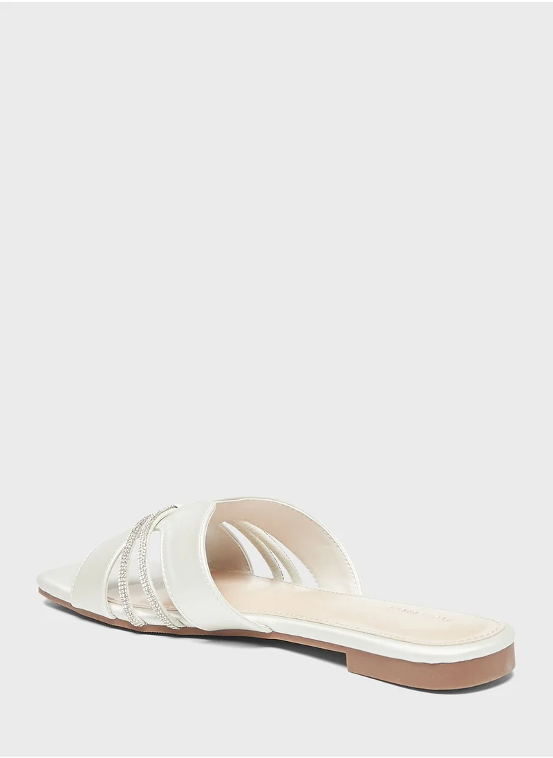 shoexpress Multi Strap Flat Sandals
