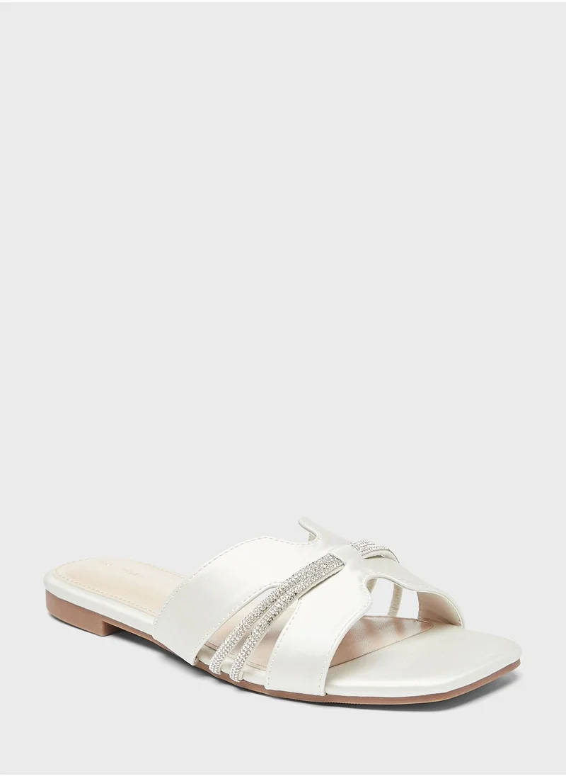 shoexpress Multi Strap Flat Sandals
