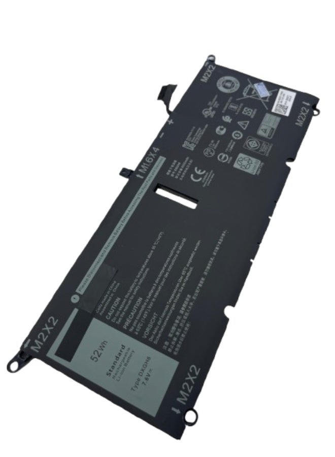 DXGH8 Laptop Battery Replacement for Dell XPS 13 9370 9380 0H754V FHD 13-9370-D1705S Latitude 3301 Inspiron 5390 5391 7400 7490 Series G8VCF P82 - 7.6V 52Wh 6500mAh - Image 3