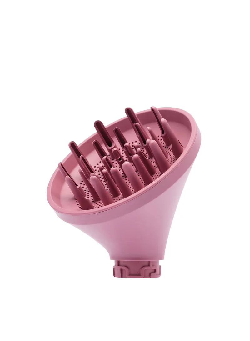 CLARA Clara Multi Styler Add-On Attachment - Hair Diffuser Attachment (Pink) – Anti-Frizz Curl Diffuser for Volume, Natural Waves & Fast Drying