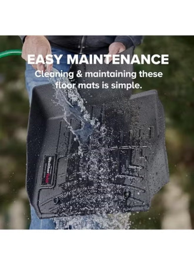 ويذر تك طقم دواسات أرضية مخصص 5D أمامية وخلفية لسيارة سوبارو XV / إمبريزا – لون أسود - Image 3