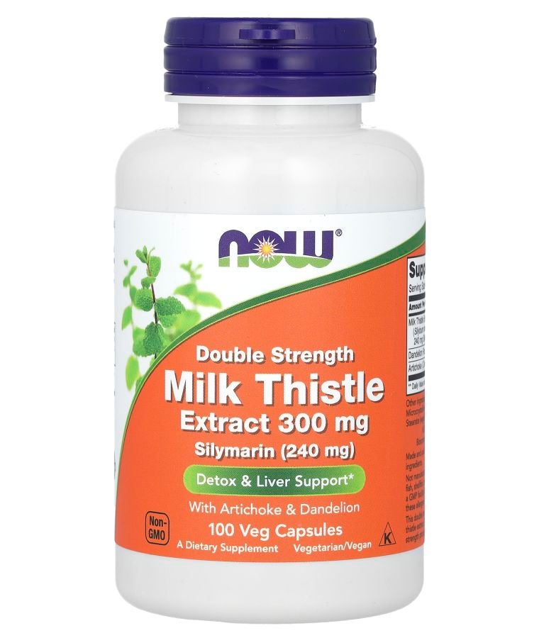 now Milk Thistle Extract 300 mg 100 Veg Capsules