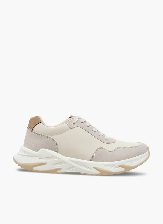 ال بي ال من شو اكسبرس سنيكرز رجالي بكاحل مزين بألواح وإغلاق برباط