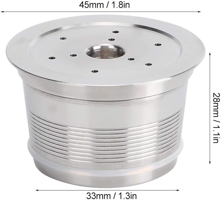 Stainless Steel Reusable Coffee Capsule Cup, Coffee Filter Cup for Caffitaly Wacaco, Durable Food Grade Metal Coffee Capsule with High Temperature Resistance up to 180℃, Per - Image 4