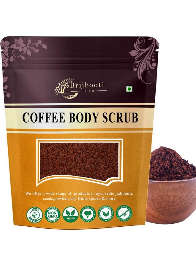 BrijBooti مقشر مسحوق القهوة بريج بوتي للوجه والجسم - (100 غ) | مسحوق قهوة طبيعي لتقشير البشرة، تنظيف عميق، إزالة الرؤوس السوداء، بشرة متألقة، مضاد لحب الشباب، إزالة تان. - Image 1