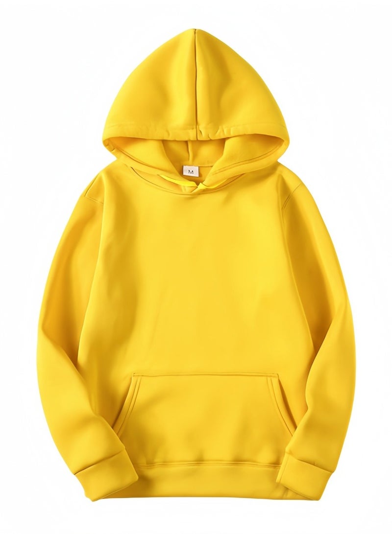 KUYING New Pullover Hoodie Sports Solid Color Casual Sweatshirt  - Image 1