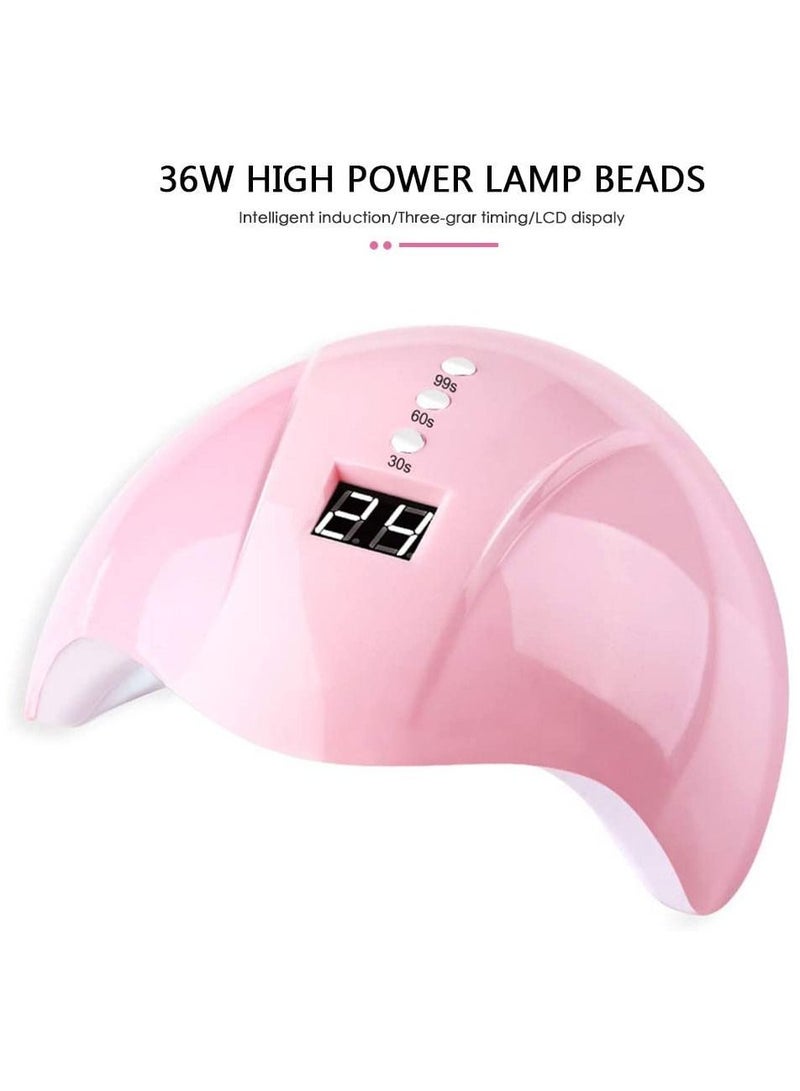 ORiTi UV LED Nail Dryer Lamp Fingernail Toenail Gel Nails Polish - Image 2