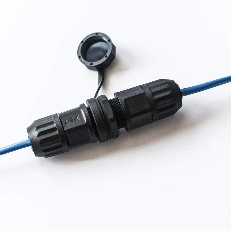YIOVVOM موصل RJ45 مقاوم للماء، أنثى إلى أنثى، تثبيت على اللوحة، 8P8C، CAT 6، CAT 5، CAT 5E، M20 IP67، مقترن كابل إيثرنت LAN خارجي محول مقاوم للعوامل الجوية (عبوة من 2 قطعة) - Image 5