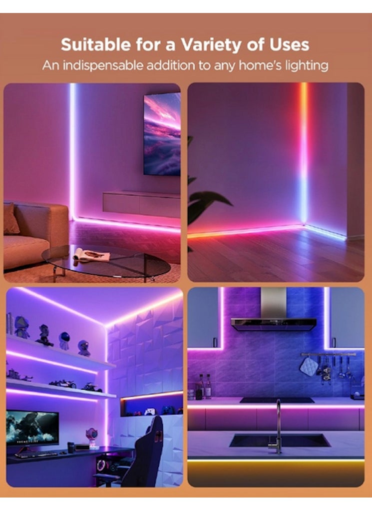 Govee Govee Neon Rope Light for Wall Lining 5M White | H66412D1  - Image 3