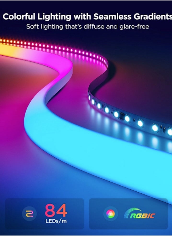 Govee Govee Neon Rope Light for Wall Lining 5M White | H66412D1  - Image 5