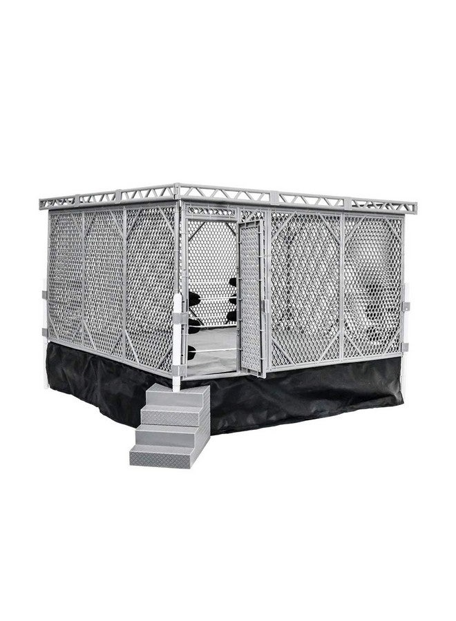 Figures Toy Company Steel Cage Playset for Figures Toy Company Wrestling Rings  - Image 4