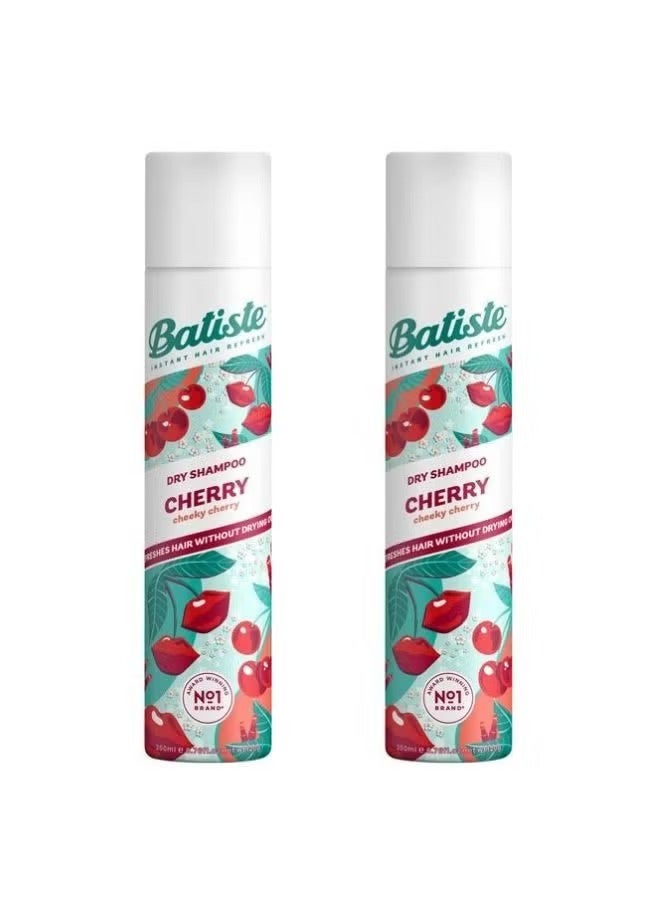 Batiste Shampoo Dry Cherry 6.73 Ounce (200ml) (2 Pack)