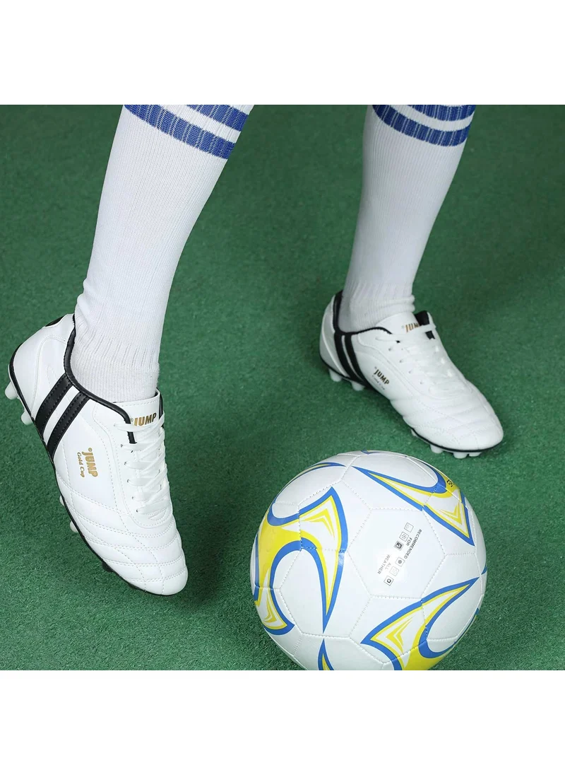 Jump 13256 White Men's Turf Football Boots