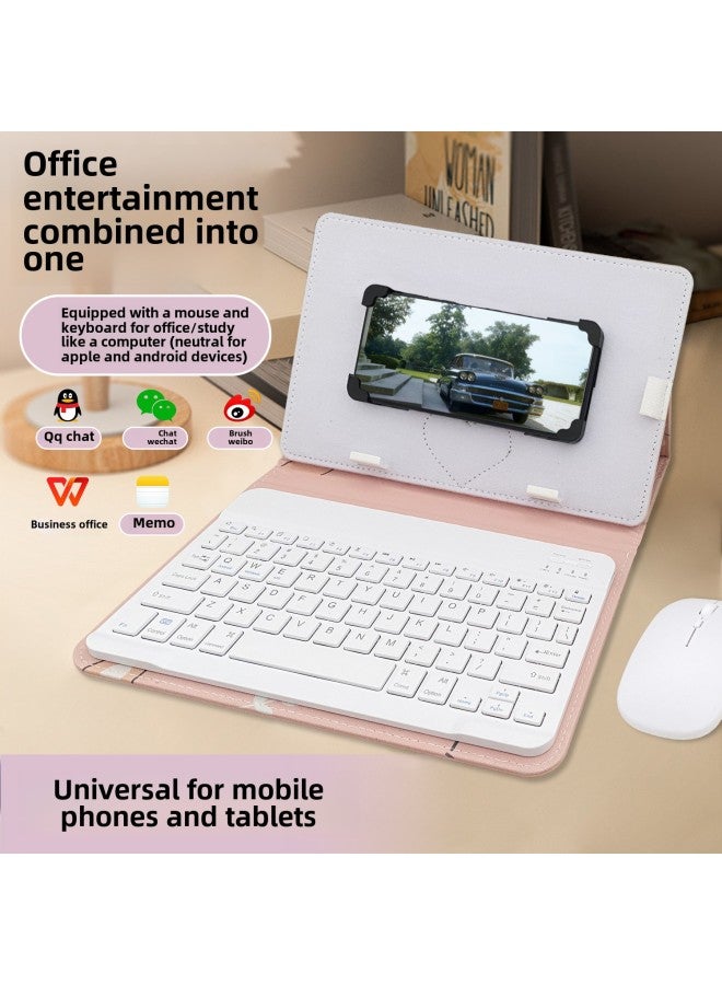 Wireless Bluetooth Keyboard And Mouse Suit For Apple Huawei Tablet PC Protective Cover 8-10.5 Inches Universal-Color:【kitty Cat】single Protective Case-Product Type:Suitable For 【size 25*16*1cm】 And Can Be Used On Mobile Phones And Tablets Within # No Camera Hole - Image 5