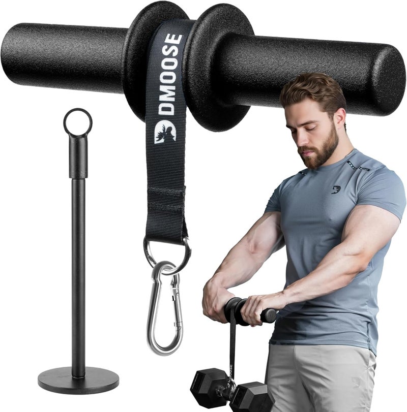 DMoose Fitness Forearm Exerciser & Wrist Roller - Grip Strength Trainer for Rehabilitation - Image 1