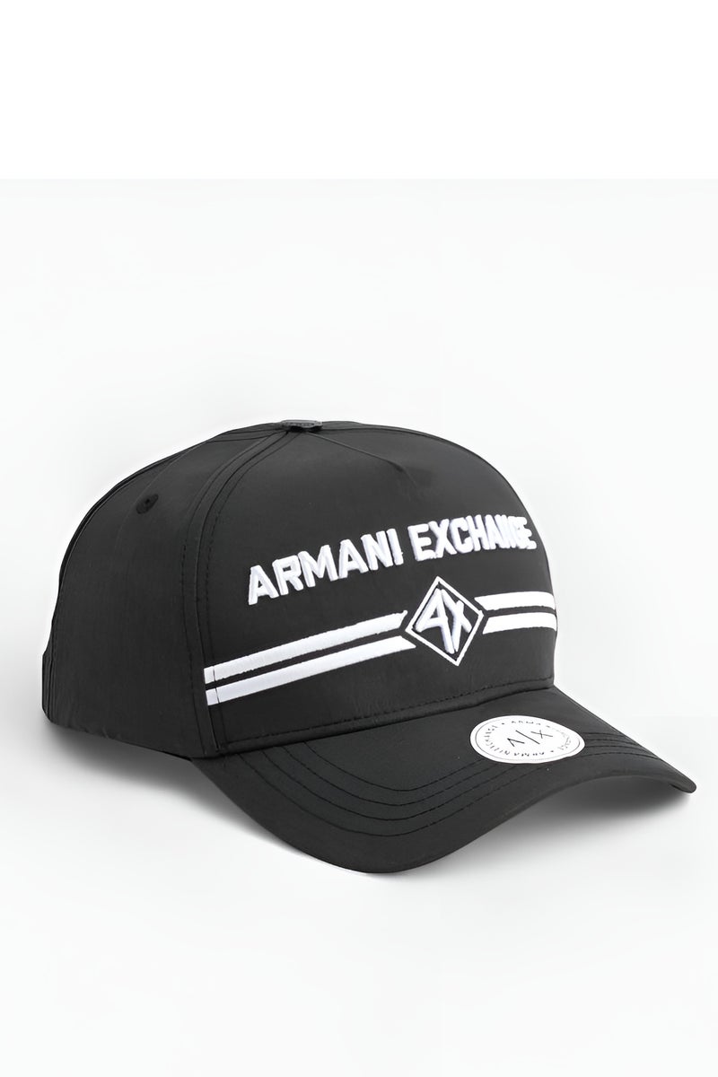 Armani Exchange Armani Exchange Men's Black Logo Baseball Cap - Image 2