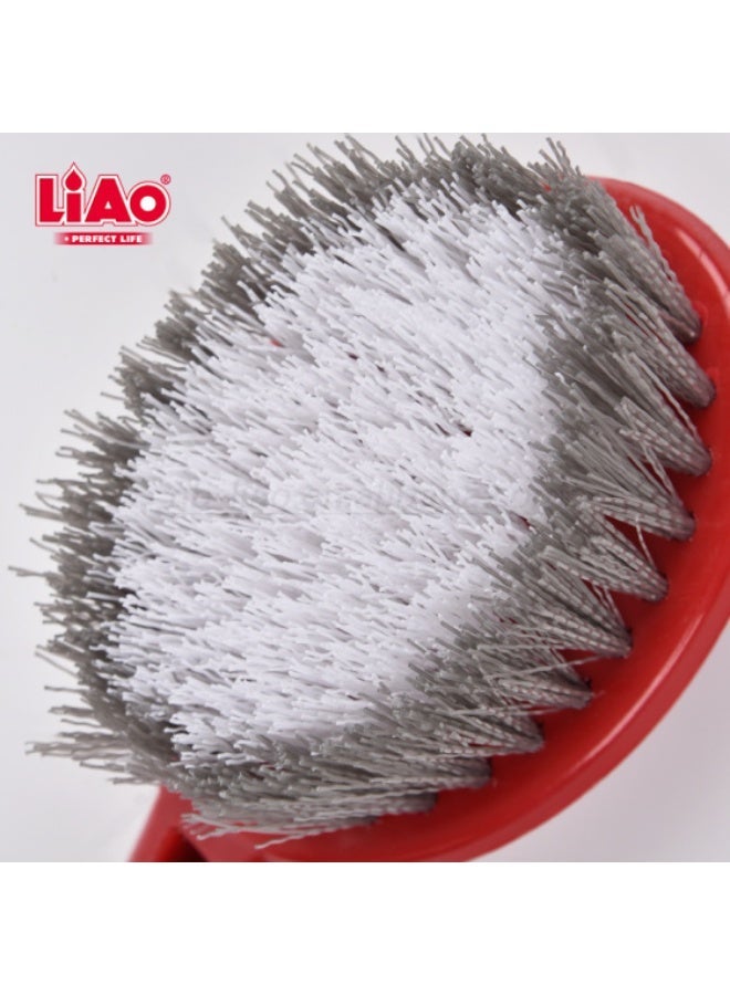 لياو فرشاة مرحاض قوية LIAO D130010 بشعيرات متينة – أداة تنظيف قوية للحمام - Image 3