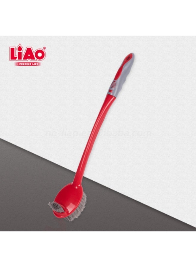 لياو فرشاة مرحاض قوية LIAO D130010 بشعيرات متينة – أداة تنظيف قوية للحمام - Image 5