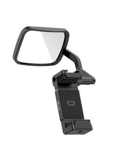 Ulanzi ST-30 Phone Clip & Flip Mirror Kit Aluminum Alloy Phone Holder Phone Tripod Mount with Selfie Mirror Cold Shoe Mount for Smartphone Vlog Selfie Live Streaming Video Recording