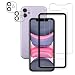 HKKAIS Easy Alignment Frame Designed For iPhone 11 Tempered Glass Screen Protector 2Pack Camera Lens Protector Film 2Pack - Image 2