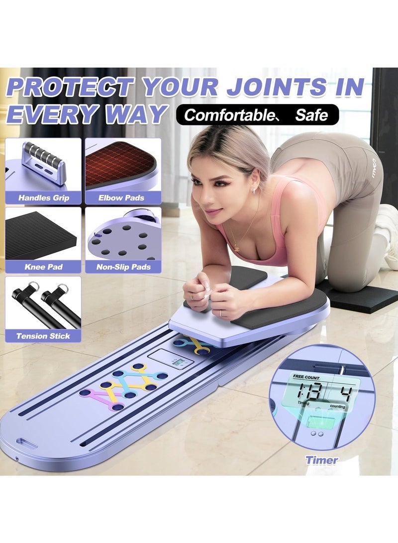 Jourvent Pilates Board 2025 - 8-in-1 Portable Foldable Reformer Set for Home Workouts - Image 3