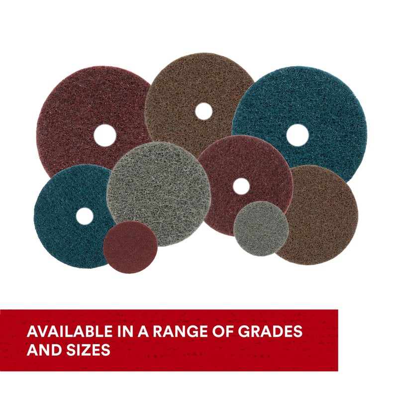 Cubitron 3M Surface Conditioning Disc for Sanding – Metal Surface Prep – Hook and Loop – Aluminum Oxide – Medium Grit – 5” diam. – Pack of 10 - Image 3