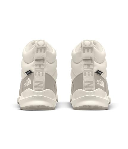 THE NORTH FACE Women's ThermoBall Progressive Zip Up II Snow Boot | Insulated & Waterproof, Rubber Outsole, Gardenia White/Silver Grey, 8 - Image 3