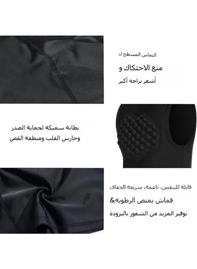 general Baseball Chest Protection Shirt for Teens and Kids, Heart Protection Sternum Protection Vest for Basketball Football Goalkeeper Catcher - Image 5