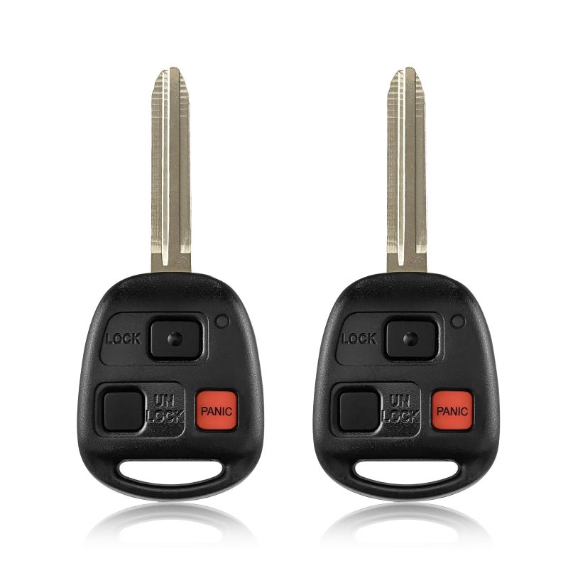 2 Keylessbest Replacement for 1998 1999 2000 2001 2002 Toyota Land Cruiser Key Fob Remote Control HYQ1512V 3 Buttons 315MHz