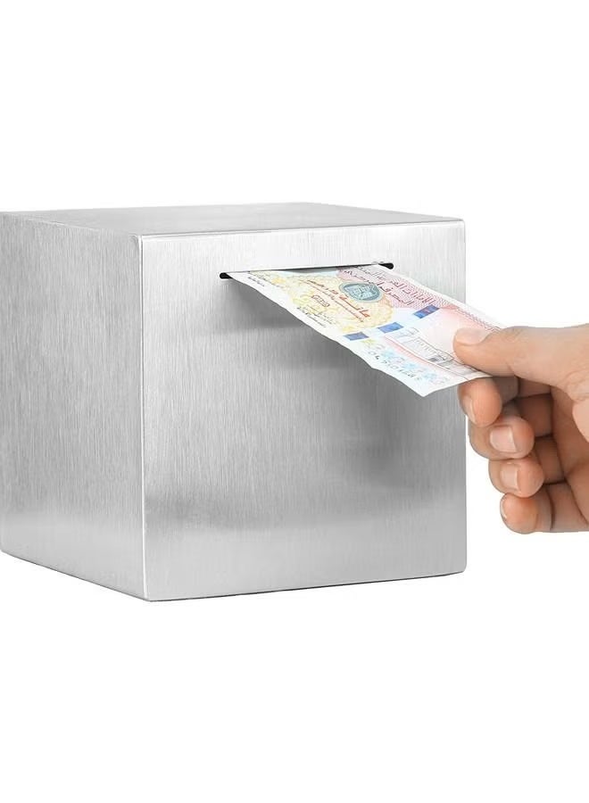 Beauenty Stainless Steel Money Saving Box Money Saving Box - Image 1