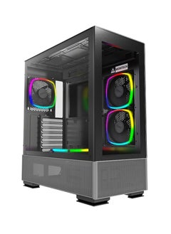 Vektra RDY Sky Two Black AMD 003 Gaming PC / Ryzen 5 7600X / RTX 4060 Ti / 32GB DDR5 RAM / 1TB Gen4 SSD / 550W / Air Tower Cooler / Windows 11 Pro / 2 Years Warranty 