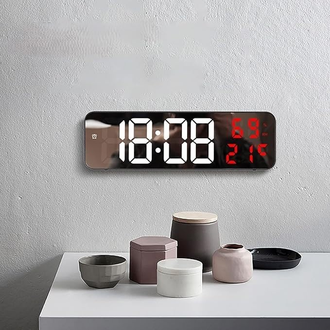 DIGITAL CLOCK CLOCK FOR BEDROOM DIGITAL WALL CLOCK CLOCKS FOR LIVING ROOM DECOR DESK CLOCK TABLE CLOCK DIGITAL CLOCK LARGE DISPLAY SMART ALARM CLOCK FOR OFFICE