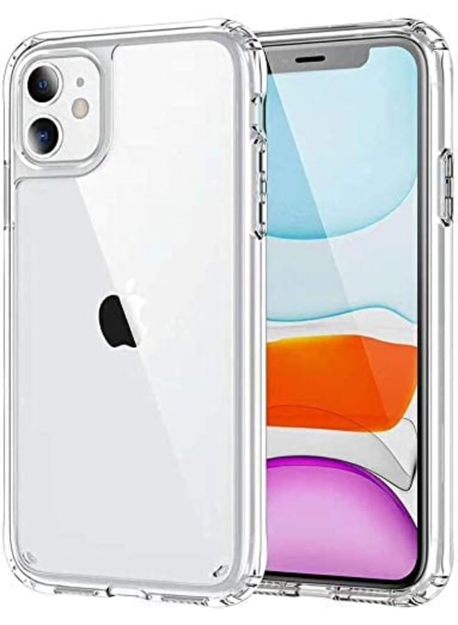 IAF Crystal Clear Case For Iphone 12 Pro Max 6.7" Anti-Scratch Shock Absorption Cover, Slim Tpu Bumper With Reinforced Edges